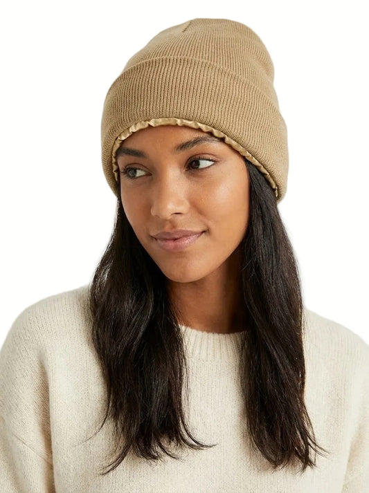 Luxerra Hair-Protecting Satin Beanie